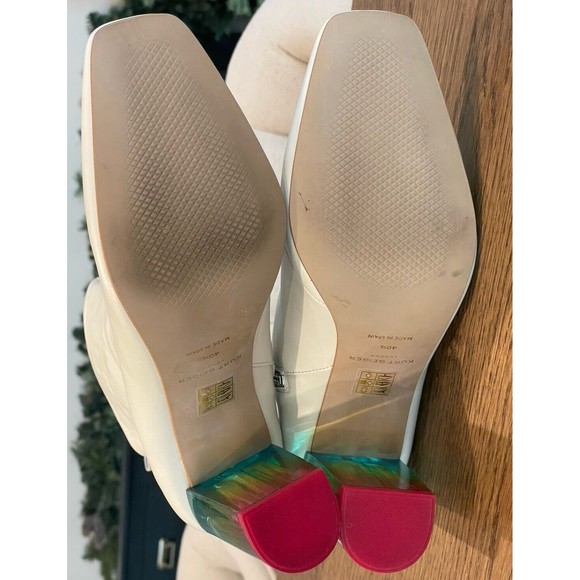 Kurt Geiger London Leather Rainbow Block Heel Booties Women’s Sz US 9.5/EU 40.5 - Picture 9 of 12